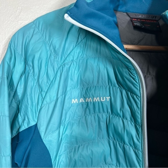 Mammut Flexidown Pertex Microlight Blue Womens Jacket Duck Down Primaloft Medium - Picture 9 of 16